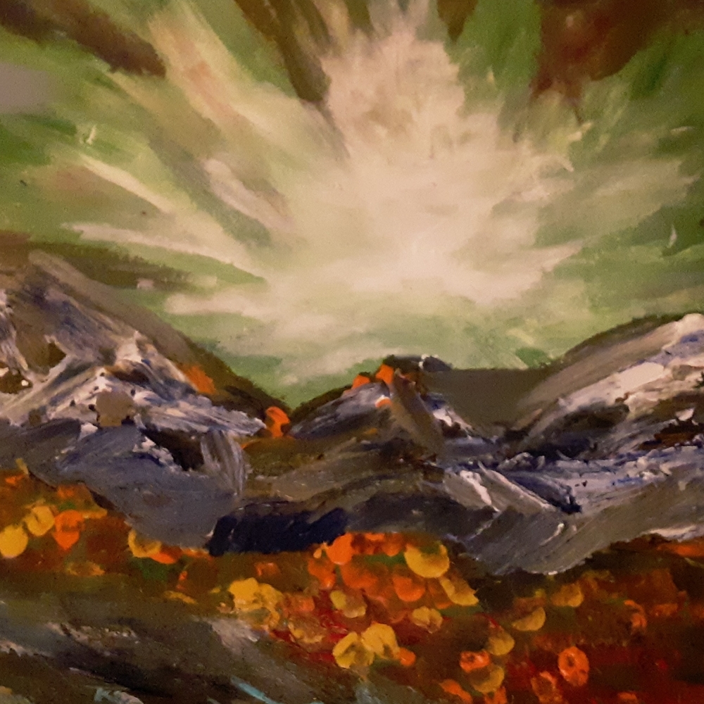 Acrylic painting